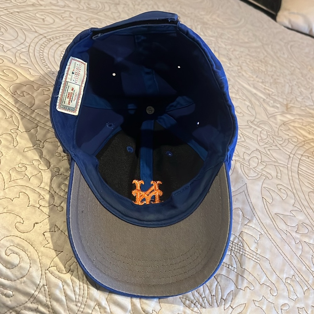 VTG New York METS Youth Cap/Hat Blue/Orange Adj back. - Picture 5 of 6